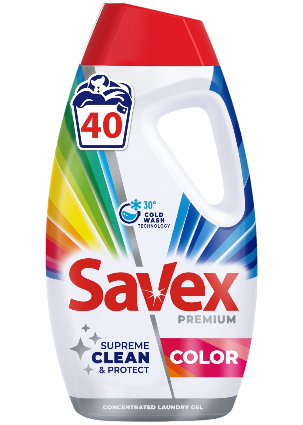 Гель для прання SAVEX Premium Color 1.8 л (3800024048050) - Фото 1