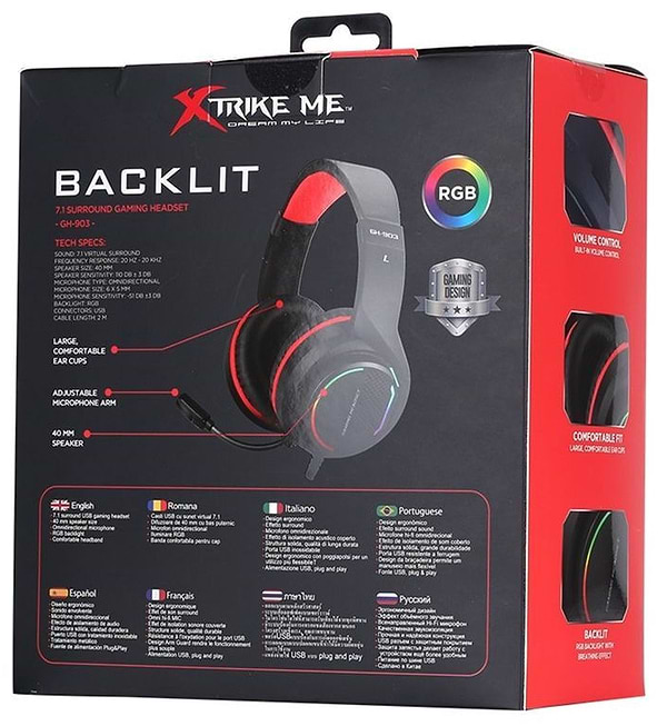 Фото - Гарнитура проводная игровая XTRIKE ME GH-903