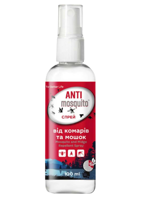 Фото - Спрей від комах ANTI mosquito 100 мл (4820214192683)