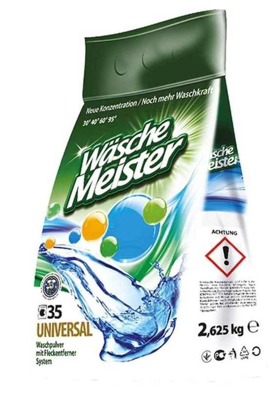 Фото - Пральний порошок Wasche Meister UNIVERSAL 2,625 кг (4260418932096)