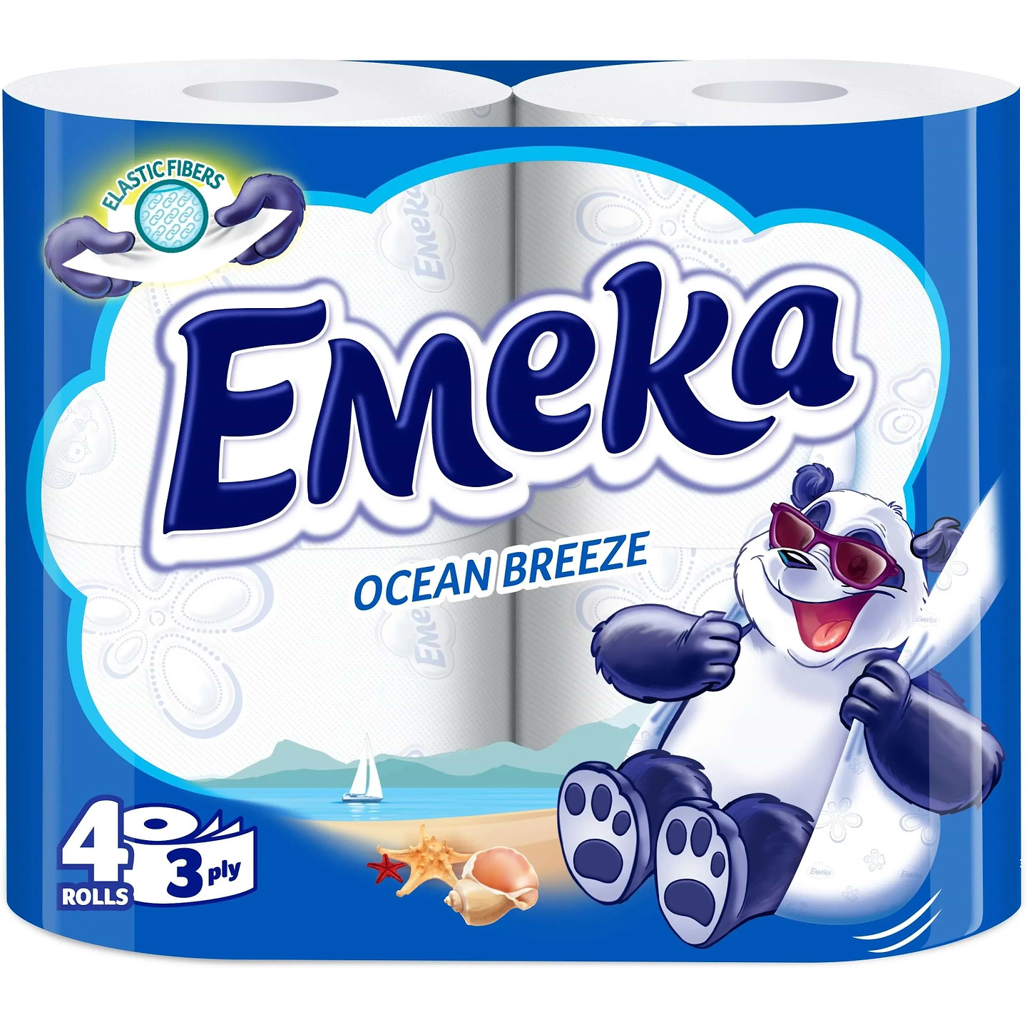 Туалетний папір Emeka OCEAN BREEZE 4 шт. (3800024026515) - Фото 1