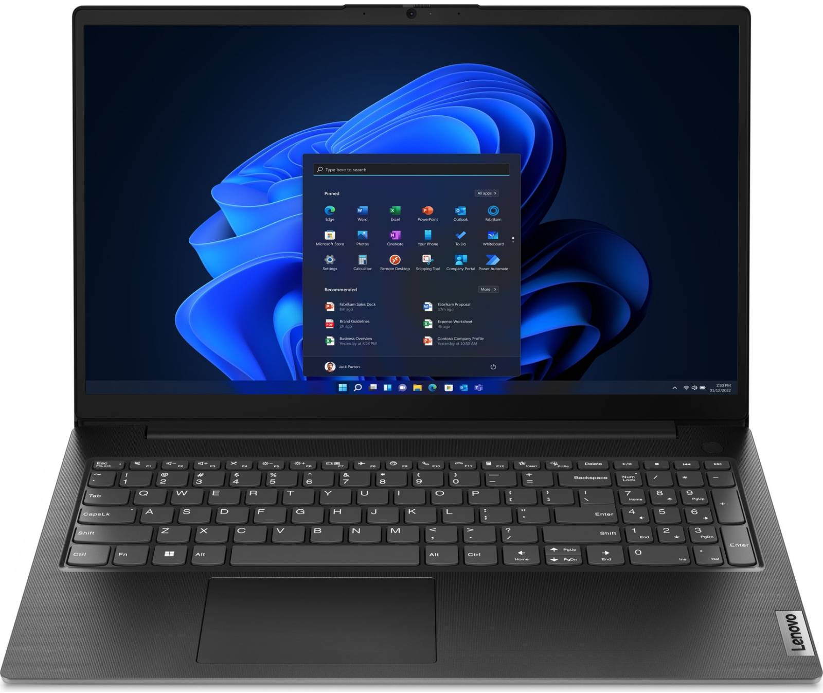 Ноутбук Lenovo V15 G4 IRU (83A100JBRA) Business Black - Фото 1