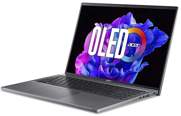Фото - Ноутбук Acer Swift Go 16 SFG16-71 (NX.KVZEU.004) Steel Gray