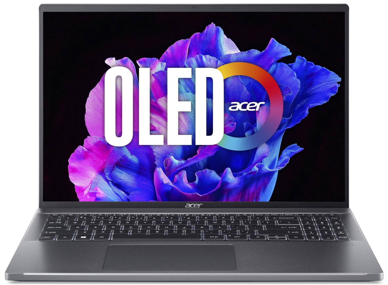 Ноутбук Acer Swift Go 16 SFG16-71 (NX.KVZEU.004) Steel Gray - Фото 1