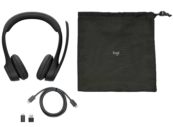 Фото - Гарнитура беспроводная Logitech Zone 305 for Business Wireless/Bluetooth Teams Black (981-001451)