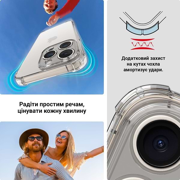 Фото - Чехол для смартфона Armorstandart Air Force for Samsung A36 5G Camera cover Clear (ARM82170)