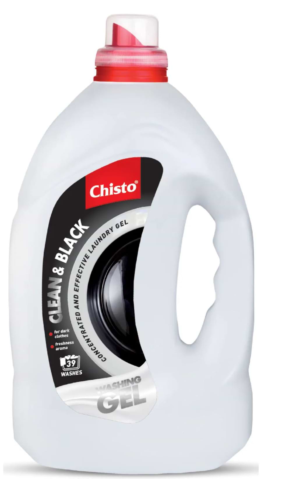 Гель для стирки Chisto 1,95 л Clean&Black (4820204702380) - Фото 1