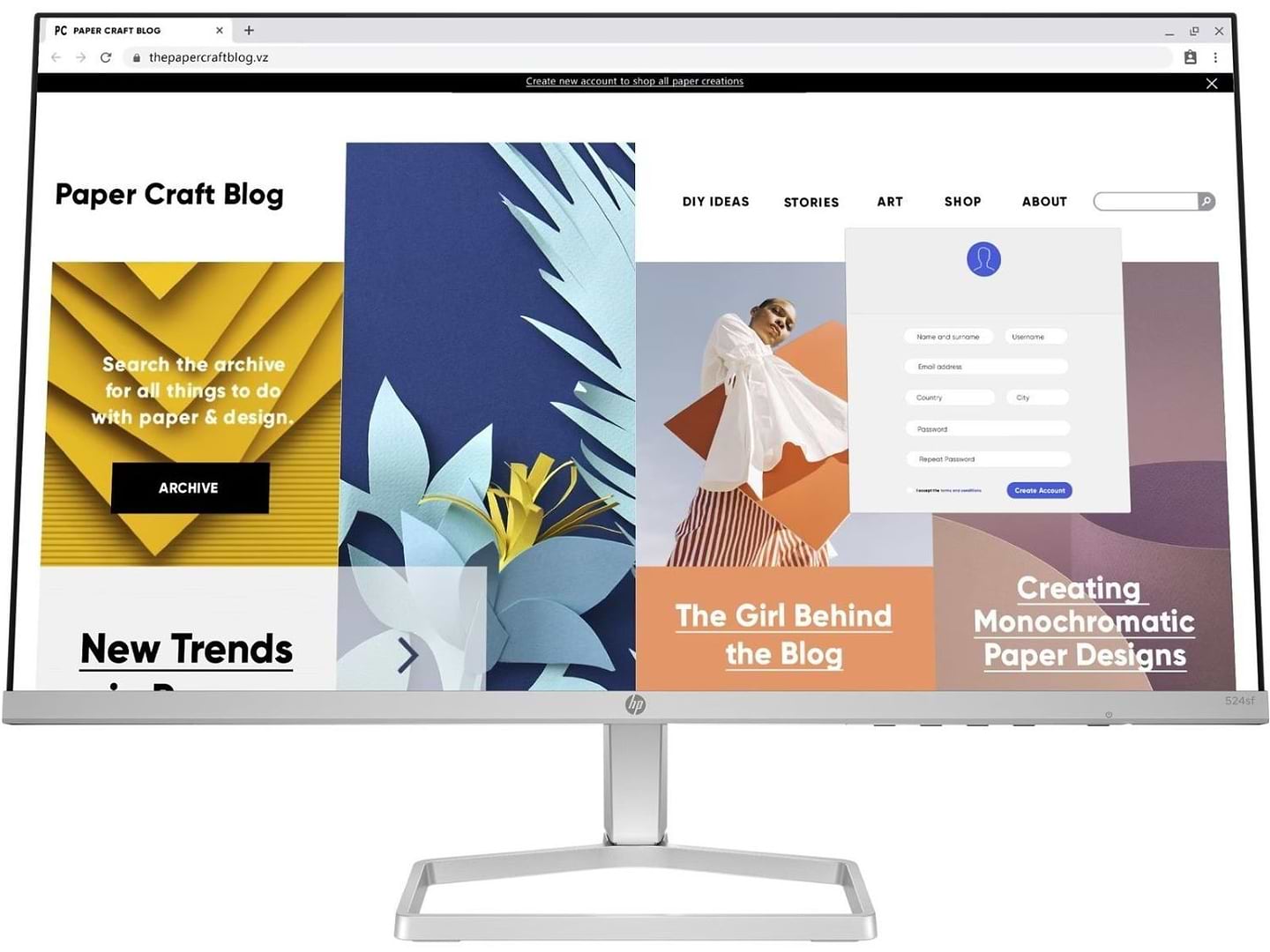 Монитор HP Series 5 524sf (94C17AA)