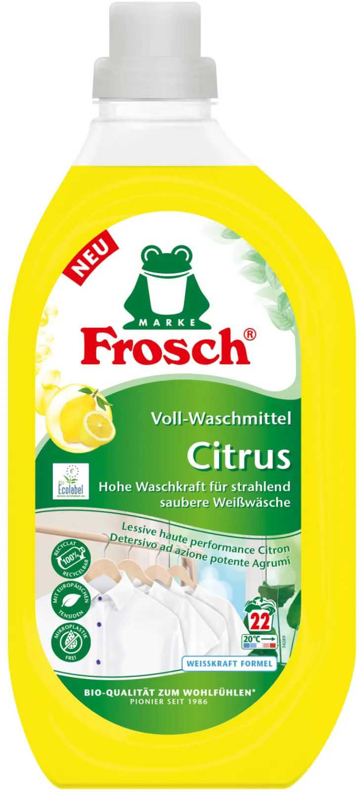 Фото - Гель для прання Frosch Citrus 1.5 л (9001531968112) Фото - Гель для прання Frosch Citrus 1.5 л (9001531968112)