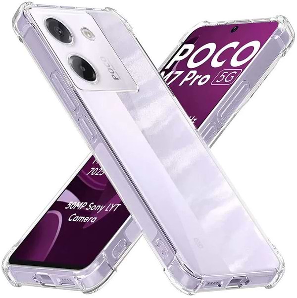 Фото - Чохол для смартфону BeCover Anti-Shock for Poco M7 Pro 5G Clear (713809)