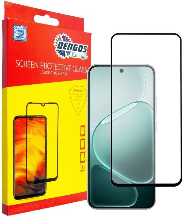 Захисне скло для смартфону DENGOS for Oppo A6 Pro 4G Black Full Glue (TGFG-431)