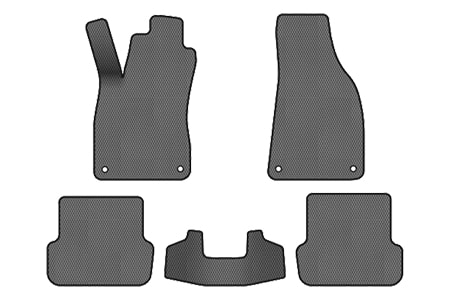 EVA коврики в салон авто EVAtech для A4 (B6) MT (4 clips) Audi 2000-2004 2 поколение Combi EU (AU12401CV5AV4RGB)