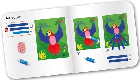 Фото - Набір для виготовлення аплікацій Djeco "Кудряві тварини" (DJ09868)