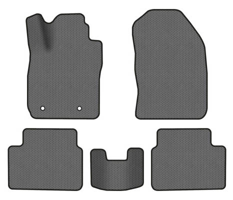 EVA коврики в салон авто EVAtech для Fiesta (Mark 7) 5-doors Ford 2009-2017 6 поколение Htb USA FD1699CE5OU2SGB