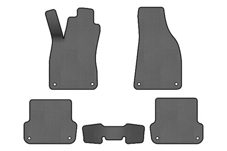 EVA коврики в салон авто EVAtech для A4 (B7) MT Audi 2004-2008 3 поколение Sedan EU (AU3412CV5AV8RGB)