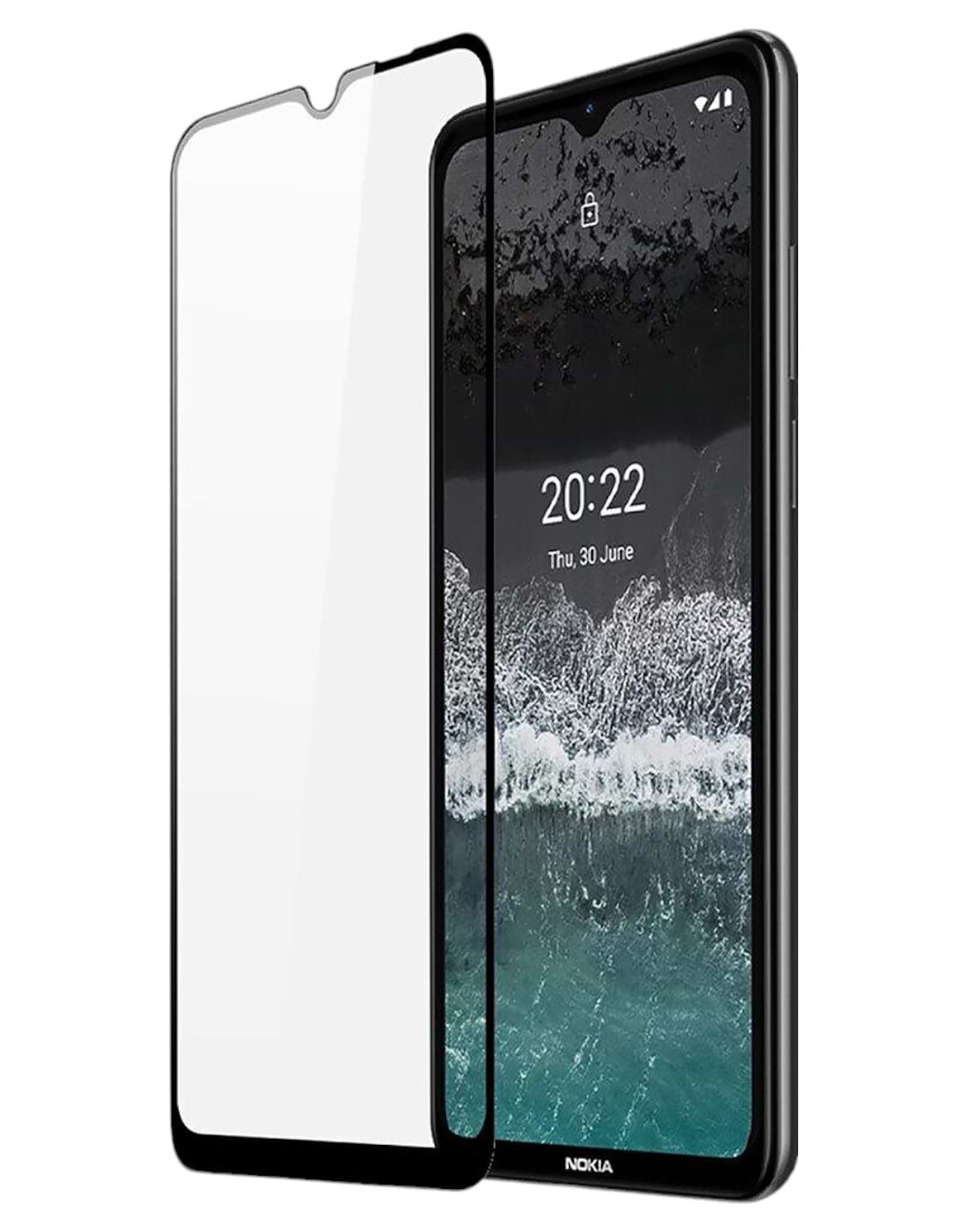 Защитное стекло для смартфона BeCover Nokia C21 Black (709741)