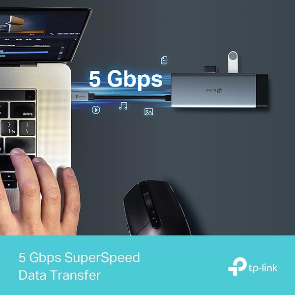Фото - Хаб USB TP-Link UH6120C