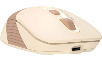 Фото - Уцінка - Миша бездротова A4tech Fstyler FG10CS Air Cafe Latte