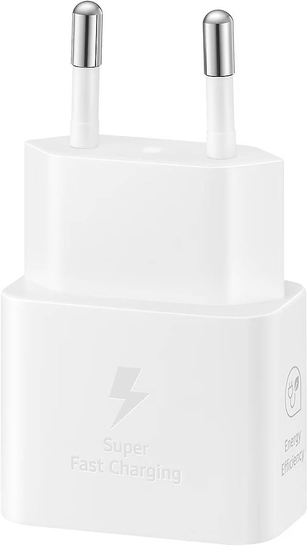 Фото - Мережевий зарядний пристрій Samsung 25W Power Adapter (with C to C Cable) White (EP-T2510XWEGEU)