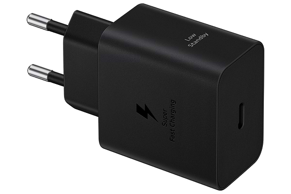 Фото - Мережевий зарядний пристрій Samsung 45W Compact Power Adapter C to C Cable Black (EP-T4511XBEGEU)