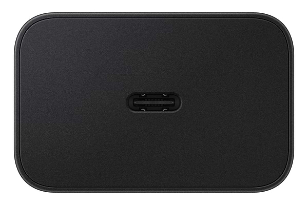 Фото - Мережевий зарядний пристрій Samsung 45W Compact Power Adapter C to C Cable Black (EP-T4511XBEGEU)