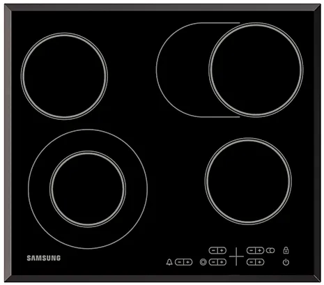 Варочная панель электрическая Samsung NZ64T3516QK/WT - Фото 1