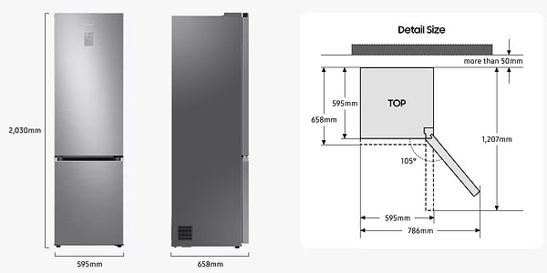 Фото - Холодильник Samsung RB38C6B6D12/UA
