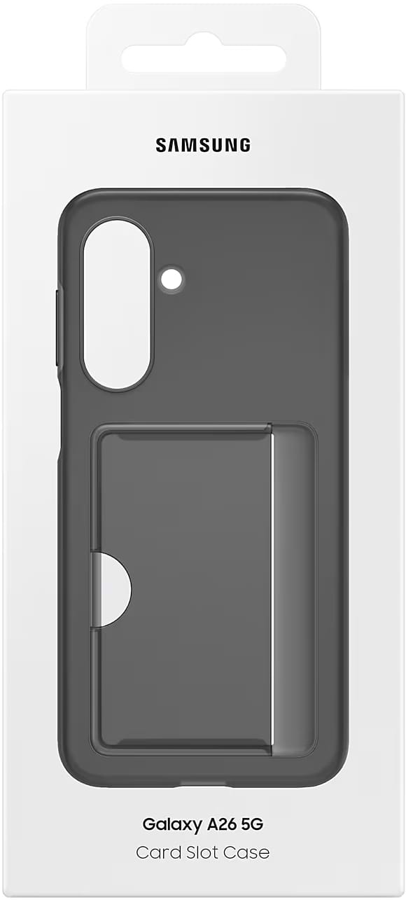 Фото - Чохол для смартфону Samsung Card Slot Case A26 Black (EF-OA266TBEGWW)