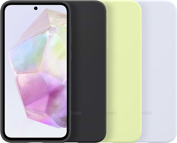 Фото - Чохол для смартфону Samsung Silicone Case A35 Black (EF-PA356TBEGWW)