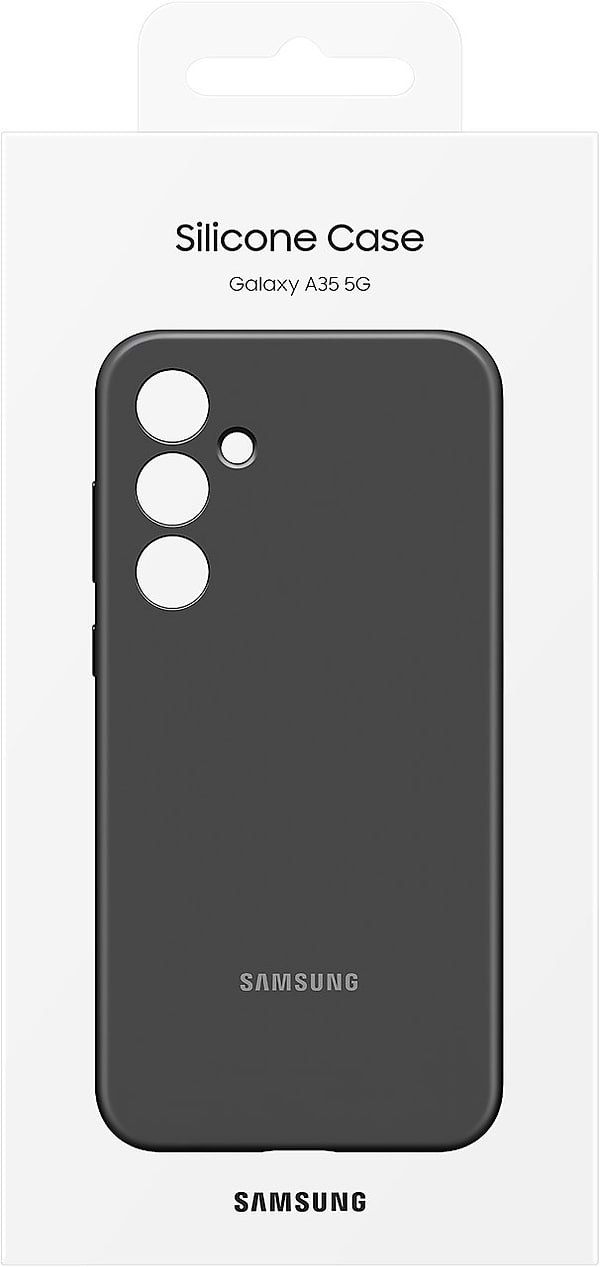 Фото - Чохол для смартфону Samsung Silicone Case A35 Black (EF-PA356TBEGWW)