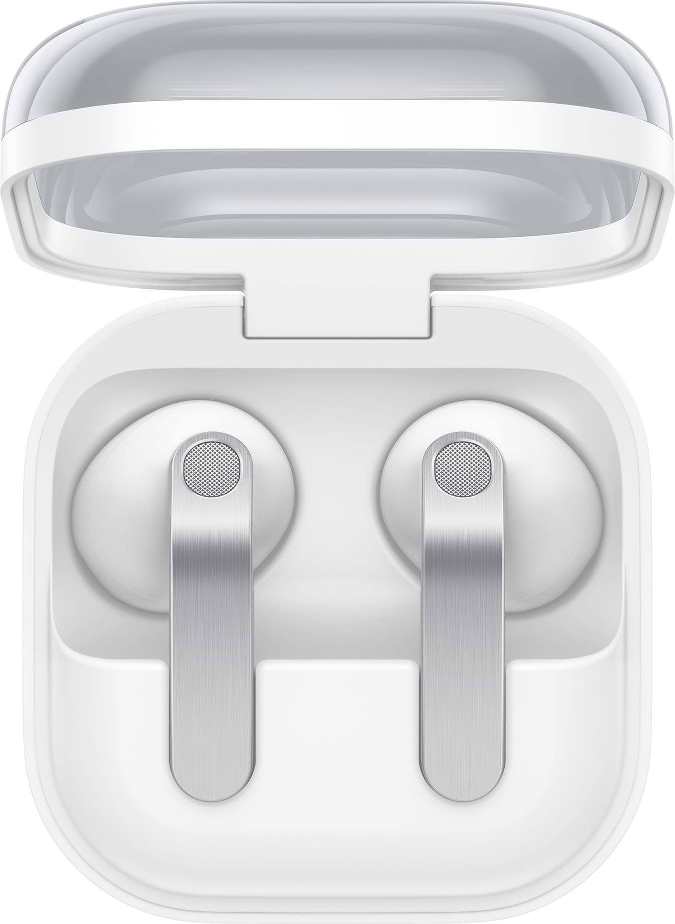 Купити Навушники вкладиші бездротові TWS Samsung Galaxy Buds4 White (SM-R540NZWASEK) - Фото 1 Навушники вкладиші бездротові TWS Samsung Galaxy Buds4 White (SM-R540NZWASEK) - Фото 1