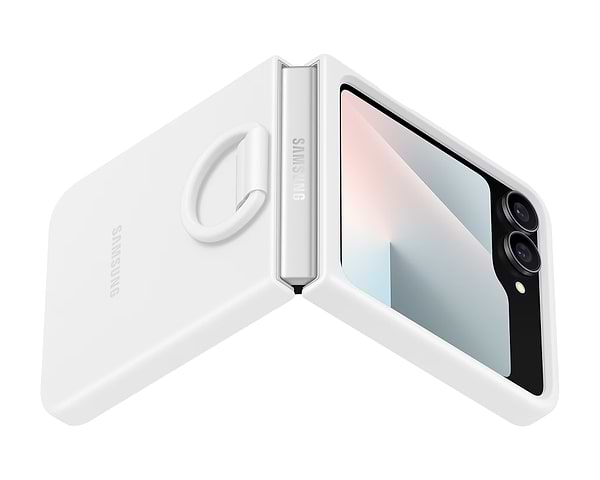 Фото - Чехол для смартфона Samsung Silicone Case Flip 7 FE White (EF-PF741TWEGUA)