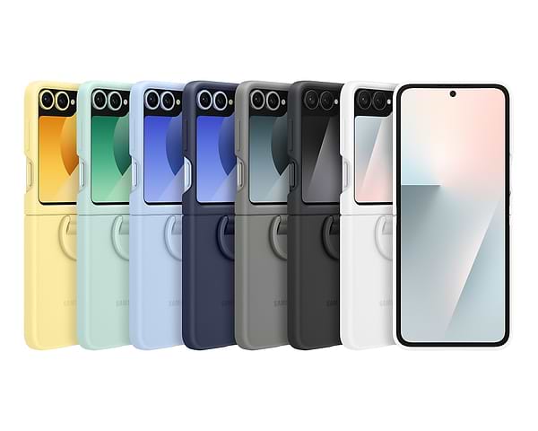 Фото - Чехол для смартфона Samsung Silicone Case Flip 7 FE White (EF-PF741TWEGUA)