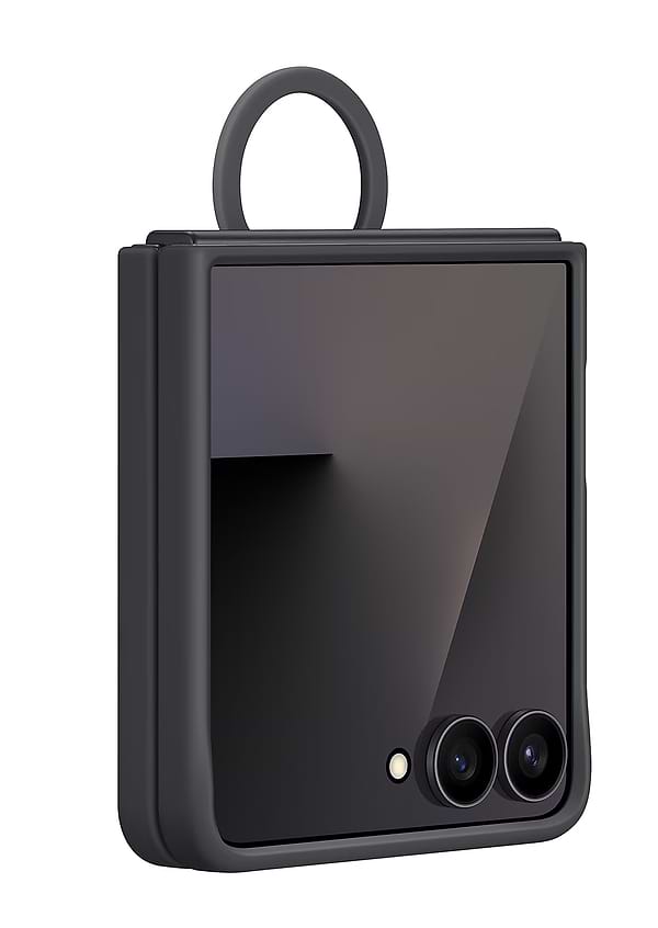 Фото - Чехол для смартфона Samsung Ring Case Silicone Flip 7 Black (EF-PF766TBEGUA)