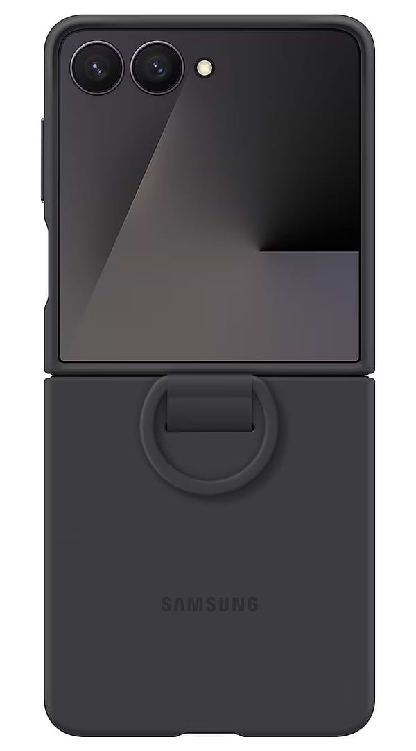 Фото - Чехол для смартфона Samsung Ring Case Silicone Flip 7 Black (EF-PF766TBEGUA)
