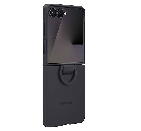 Фото - Чехол для смартфона Samsung Ring Case Silicone Flip 7 Black (EF-PF766TBEGUA)