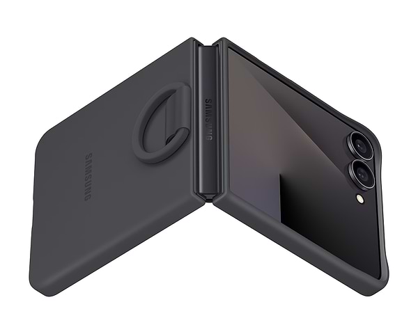 Фото - Чехол для смартфона Samsung Ring Case Silicone Flip 7 Black (EF-PF766TBEGUA)