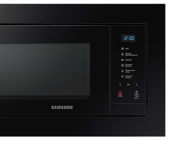 Фото - Уцінка - Мікрохвильова піч (НВЧ) вбудовувана Samsung MS23A7118AK/UA #