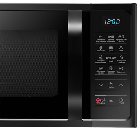 Фото - Уцінка - Мікрохвильова піч (НВЧ) Samsung MC28H5013AK/UA #