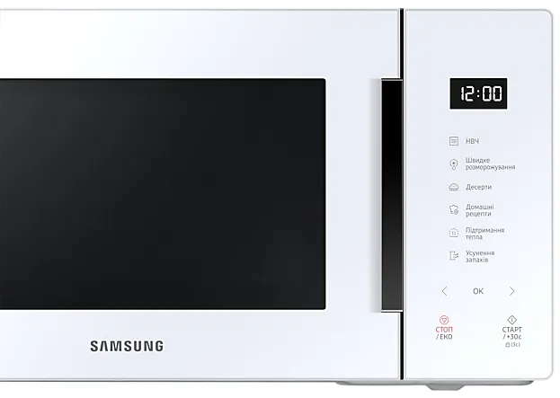 Фото - Уцінка - Мікрохвильова піч (НВЧ) Samsung MS23T5018AW/UA