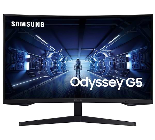 Фото - Монітор ігровий Samsung Odyssey G5 (LC27G55TQBIXCI)
