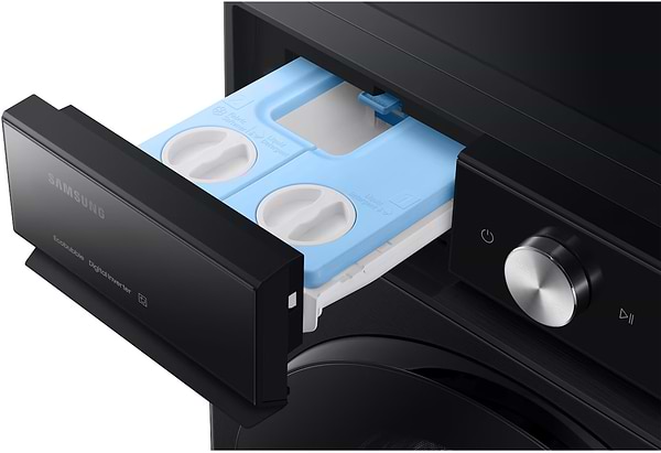 Фото - Комплект техники Samsung Стиральная машина с фронтальной загрузкой + Сушильная машина + Комплект креплений для установки в колонну Samsung WW11FB8B95GBUA + DV90BB9440GBUA + SKK-SSV