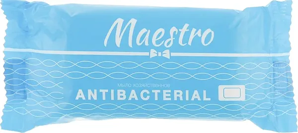 Фото - Мыло хозяйственное Maestro 72 % Antibacterial 125 г (4820195506042) Фото - Мыло хозяйственное Maestro 72 % Antibacterial 125 г (4820195506042)