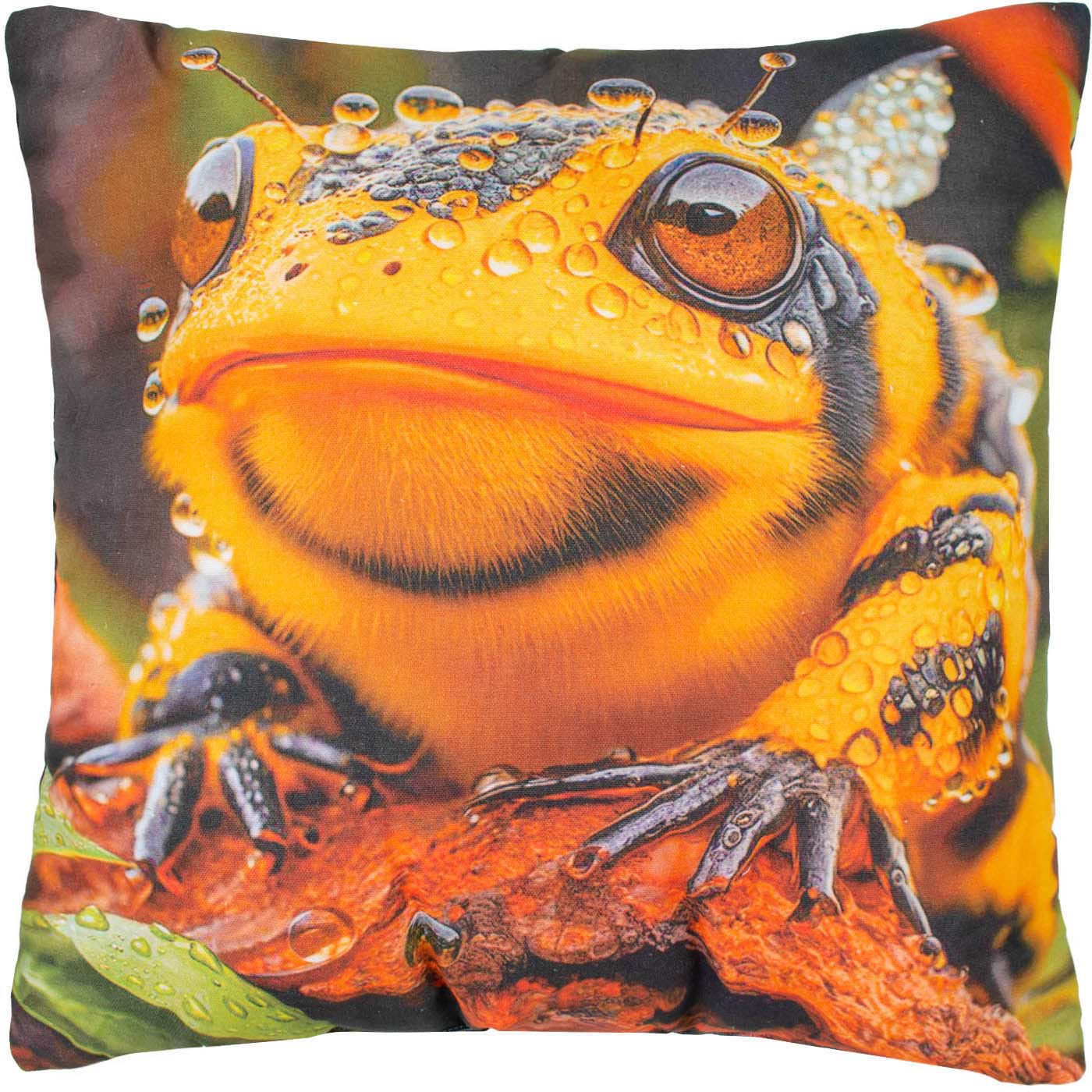 Подушка декоративная Home Line ПОЛУПАНАМА Желтый лягушонок (СД) 45х45 (189210)