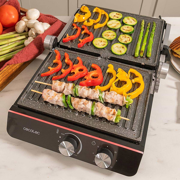 Фото - Гриль-барбекю електричний Cecotec Rock'nGrill Blaze Neon (CCTC-08054)