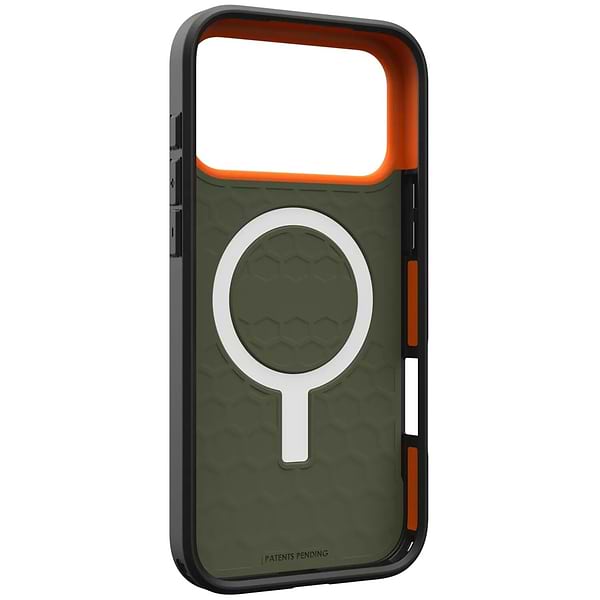 Фото - Чохол для смартфону UAG for iPhone 17 Pro Max, Civilian MagSafe, Olive/Orange (114546117297)