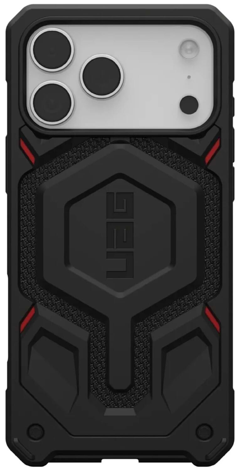 Чехол для смартфона UAG for iPhone 17 Pro Max, Monarch Pro MagSafe, Kevlar Black (114514113940) - Фото 1