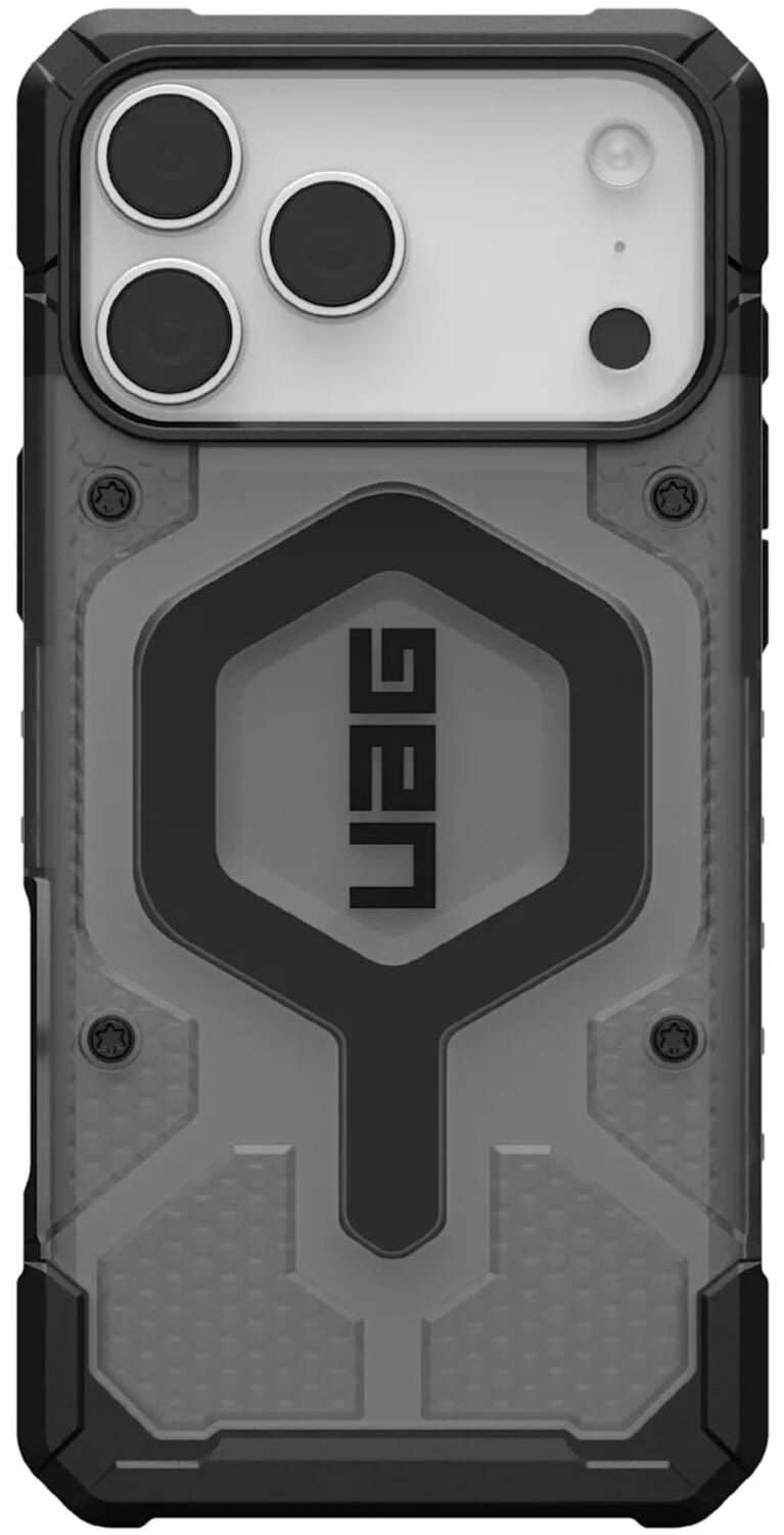 Чехол для смартфона UAG for iPhone 17 Pro Max, Pathfinder Clear MagSafe, Ash/Black (114552113140) - Фото 1