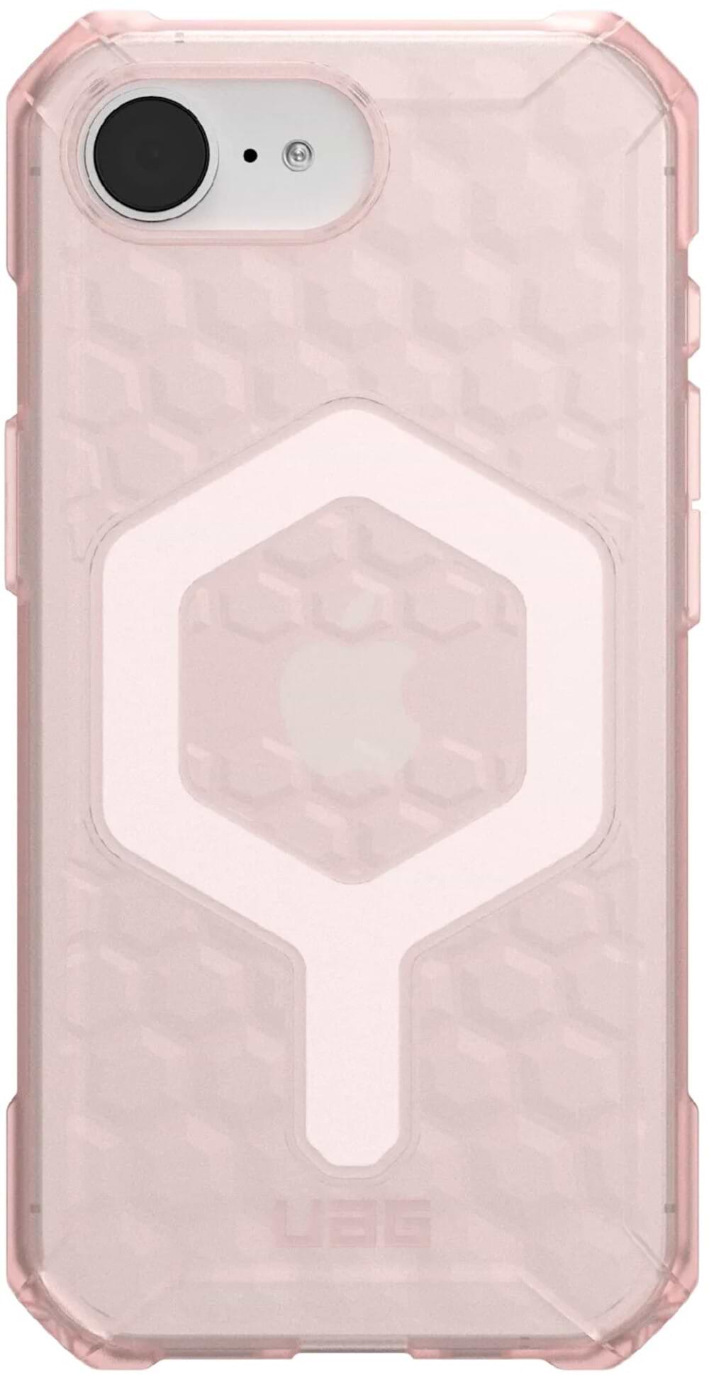 Чехол для смартфона UAG for iPhone 16E 4th Gen, 2025, Essential Armor MagSafe, Rose (114496114C4C) - Фото 1