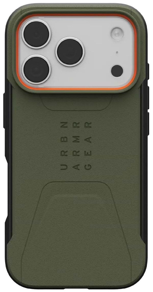 Фото - Чехол для смартфона UAG for iPhone 17 Pro, Civilian MagSafe, Olive/Orange (114545117297)